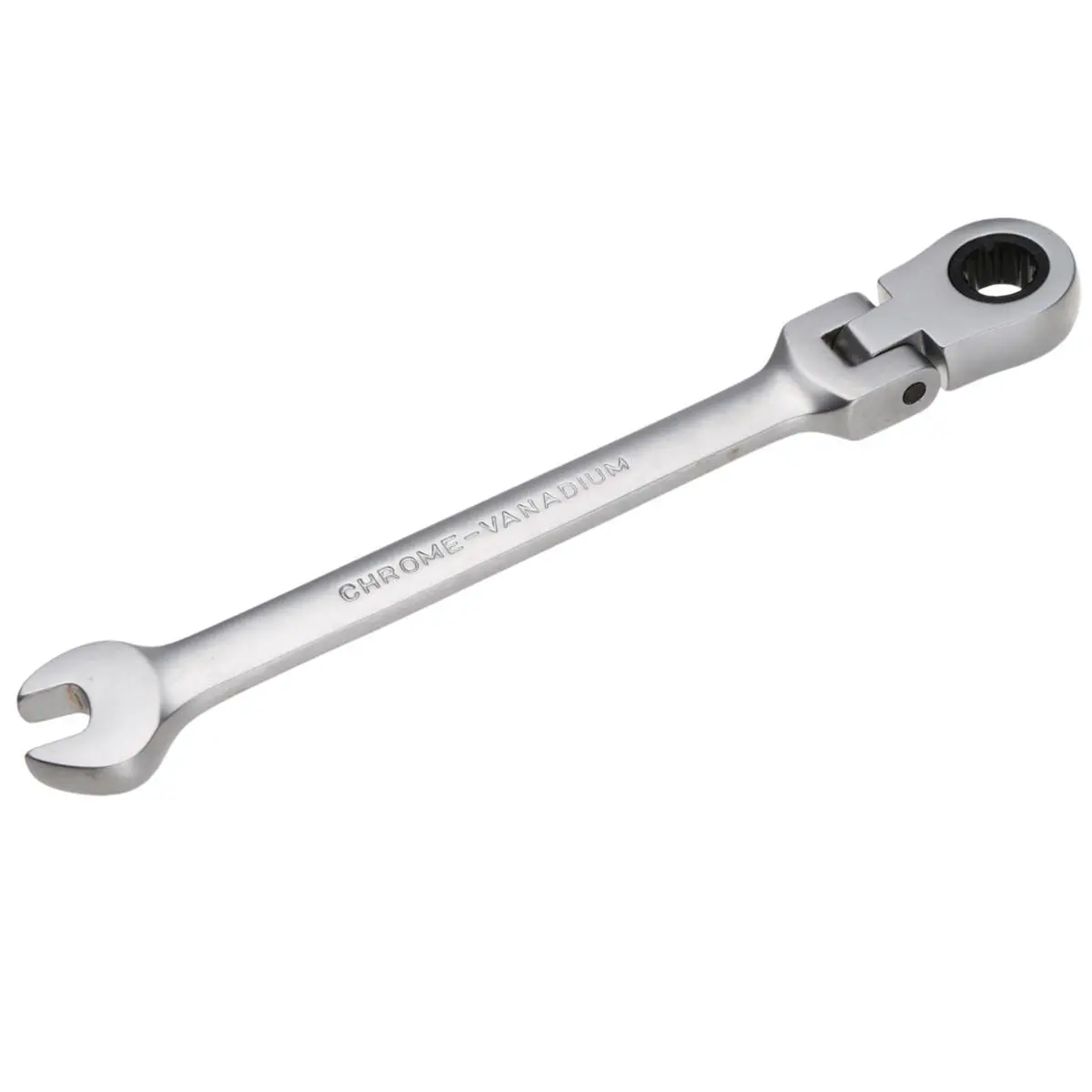 Flexible Head Ratchet Wrench - 8mm Reversible Spanner Tool for Home & Garden