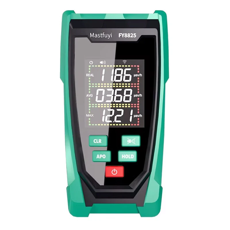 MASTFUYI FY8825 Geiger Counter - Nuclear Radiation Detector for X Gamma Beta Rays | Portable LCD Meter with Alarm