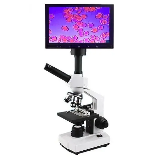 7 Inch Screen Sperm & Live Blood Analysis Microscope | Darkfield Biological Microscope