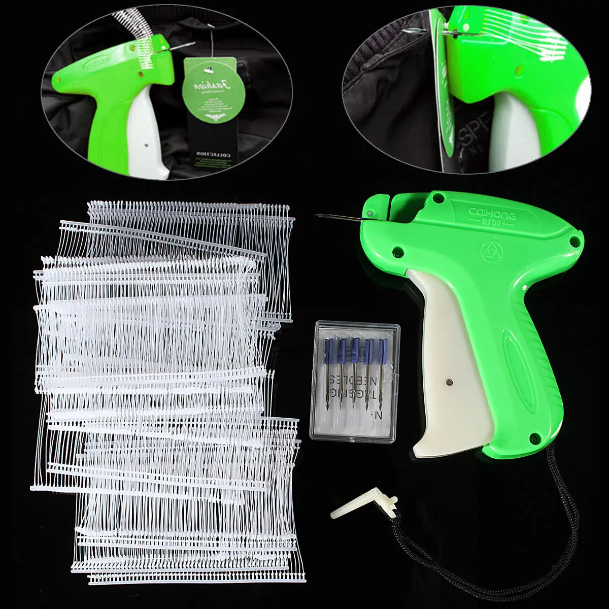 Garment Tagging Gun with 1000 Barbs & 5 Needles | Price Label Machine for Clothes