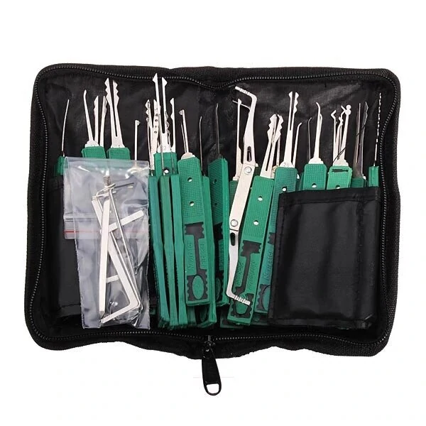 Drillpro 32 Pcs Lock Pick Set | Professional Locksmith Tools for Lock Opening