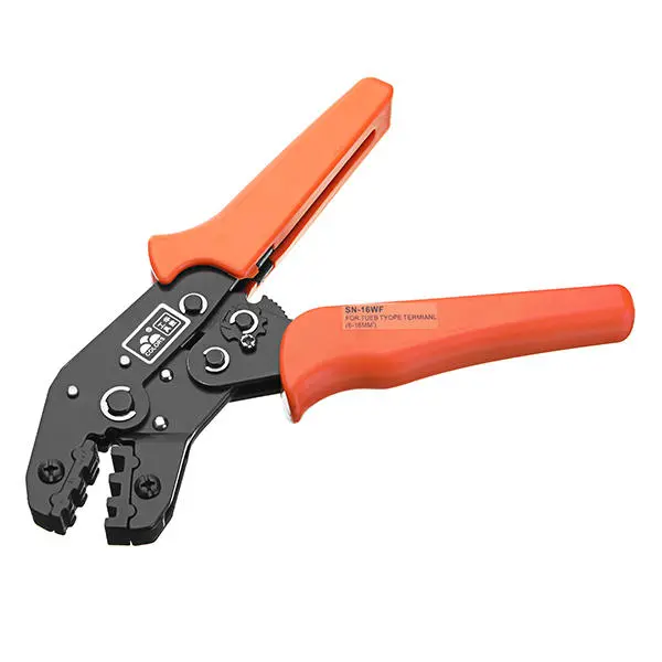 COLORS SN-16WF Crimping Pliers | 6-16mm² Wire Stripper & Terminal Crimper