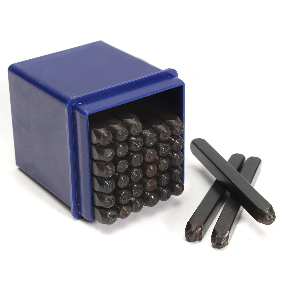 36pcs 3mm Steel Letter & Number Stamp Punch Set | Alphabet Stamping Kit