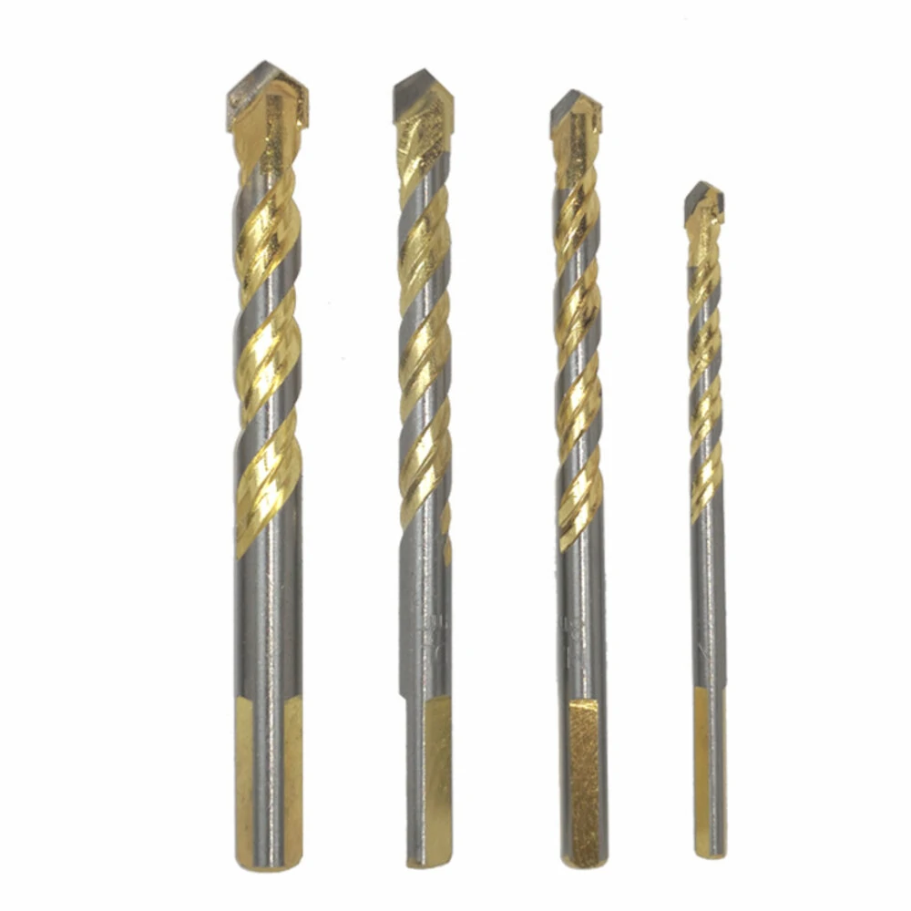 Tungsten Carbide Tip Glass Drill Bit Set - 10Pcs Multi-functional for Porcelain Ceramic