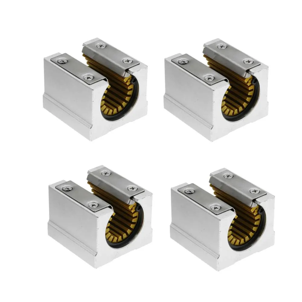 Machifit SBR20UU 20mm Linear Bearing - 4pcs Solid Polymer Block for CNC Router