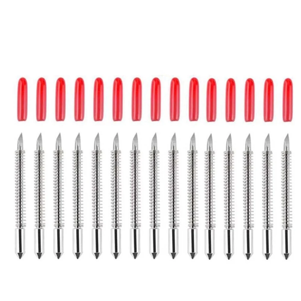Graphtec CB09U Vinyl Cutter Blades - 50Pcs 45 Degree Replacement with Spring