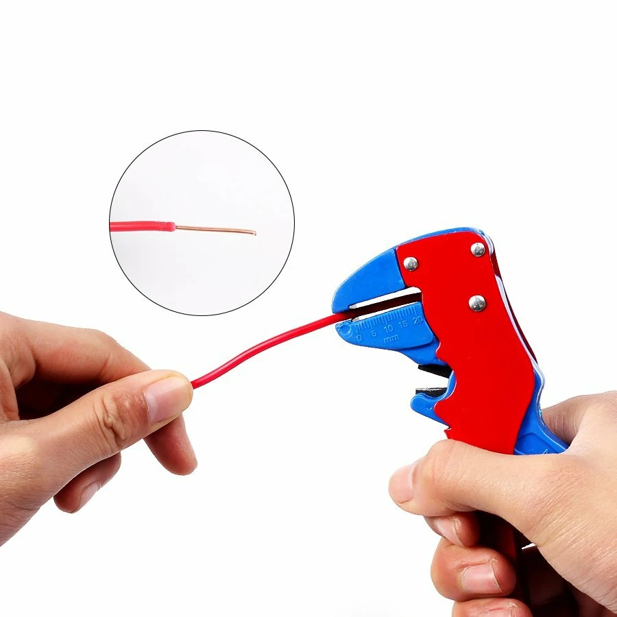 HILDA 0.2-3mm² Auto-Adjust Insulation Stripper Plier - Wire Stripper Cutter