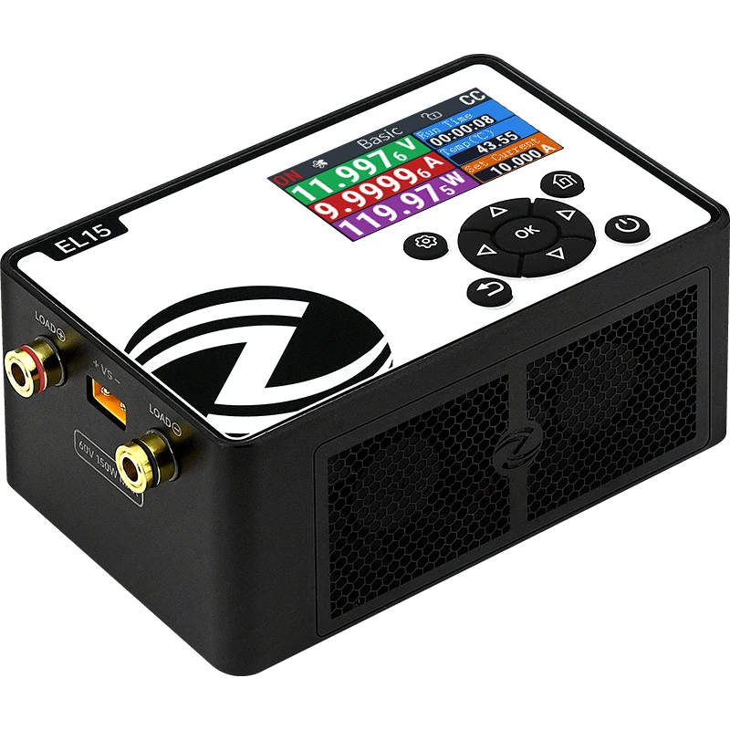 ALIENTEK EL15 Programmable Electronic Load Meter - 150W Battery Capacity Tester | 60V 12A High Precision