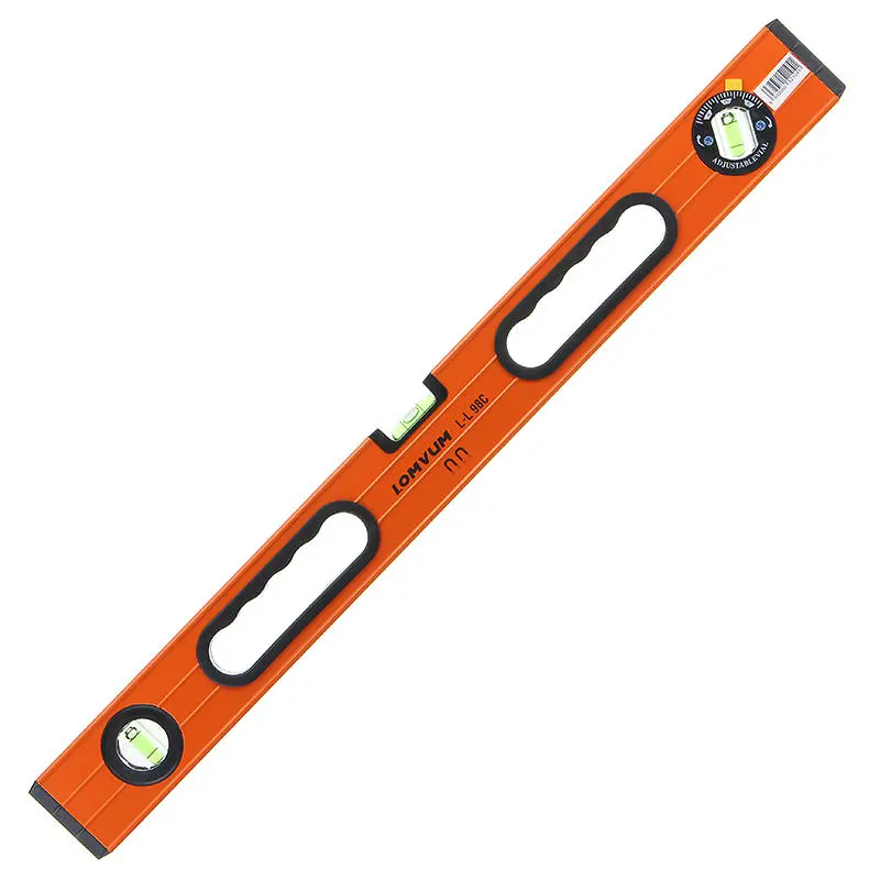 LOMVUM 600mm Magnetic Spirit Level | High Precision Ruler with Bubbles