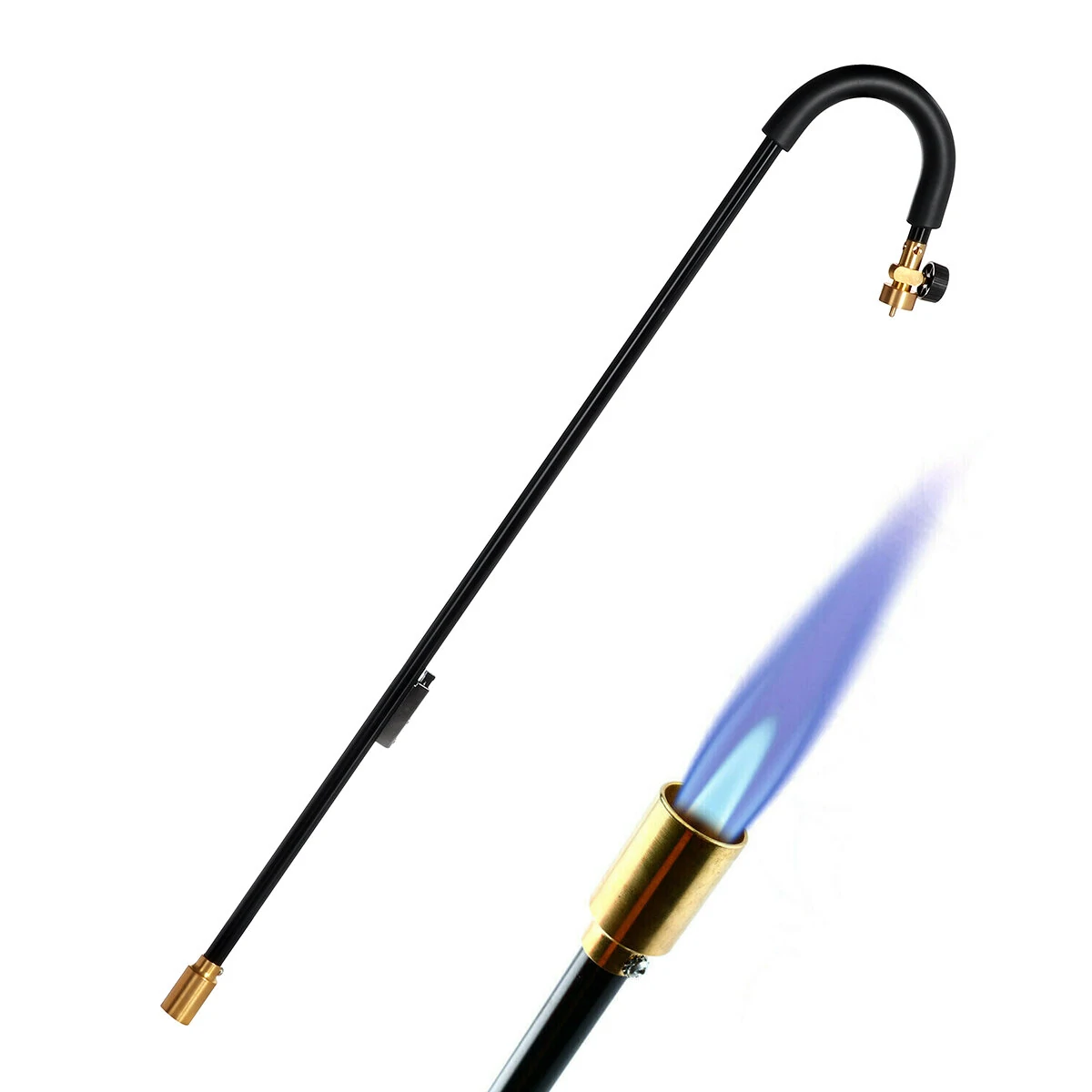 Weed Killer Gas Torch - Butane & MAPP Compatible - Garden Burner with Fire Handle