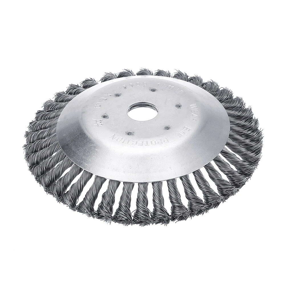 200mm Steel Wire Trimmer Head | Grass Brush Cutter with Dust Removal Tray