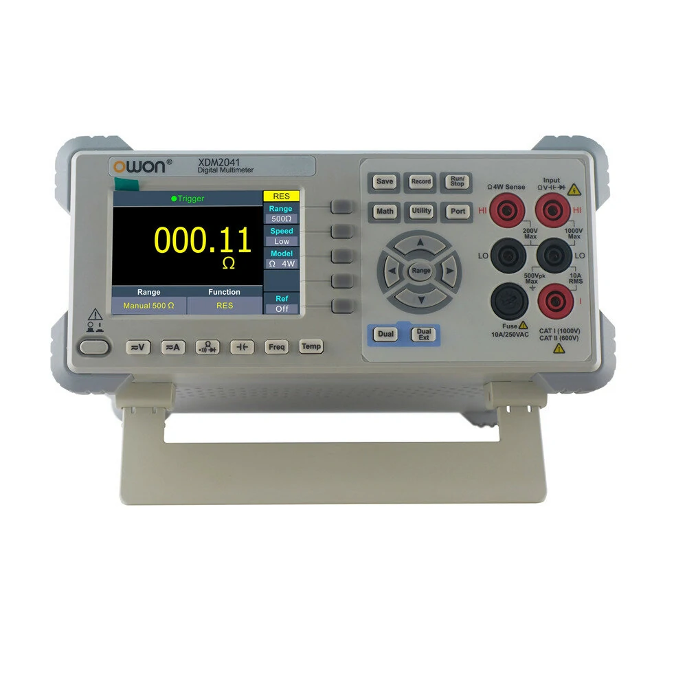 OWON XDM2041 Digital Multimeter - 55000 Counts True RMS | 480x320 High Resolution