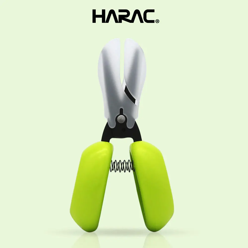 HARAC Green Hasegawa Blade Safety Scissors - Handmade Pinking Shear | Mini Portable Cutter