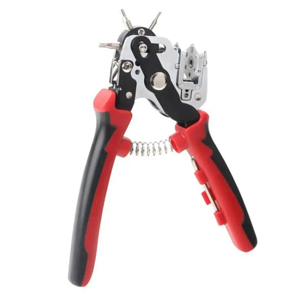 Multi-Size Hole Punch Tool - 2-4.5mm Stainless Steel - Professional Leather & Craft Punch