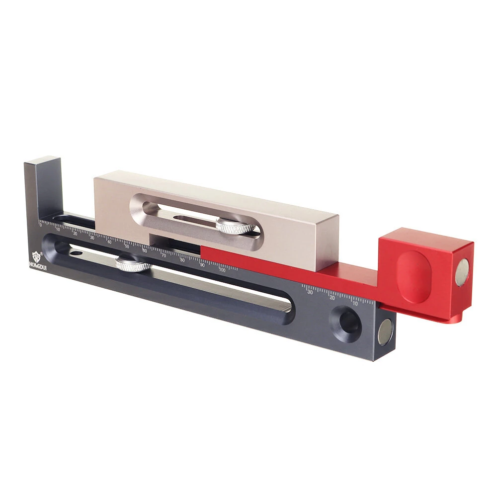 HONGDUI Kerfmaker Table Saw Slot Adjuster - 100mm Mortise and Tenon Tool