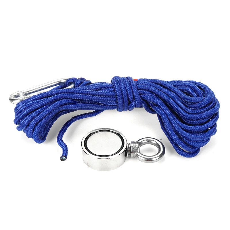 Neodymium Fishing Magnet 100KG-300KG | Salvage Recovery Magnet with 10M Rope