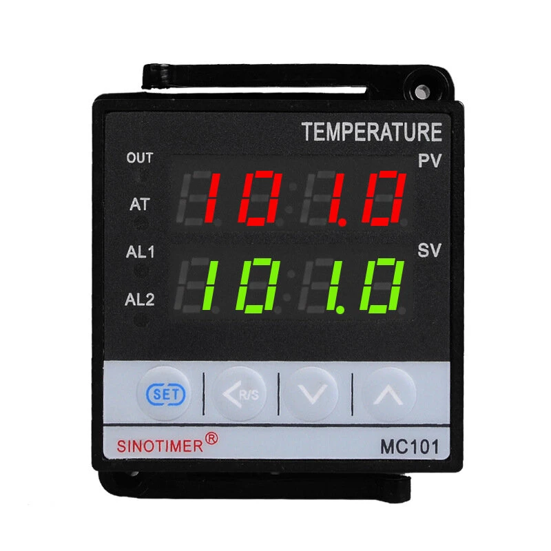 MC101 Digital PID Temperature Controller - 85-265V AC | Thermocouple Input with Alarm & SSR Output