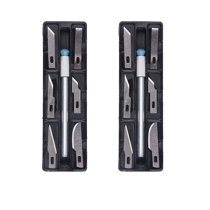 Non-Slip Metal Cutters Kit - 6 Blades for Engraving & DIY Craft Repair