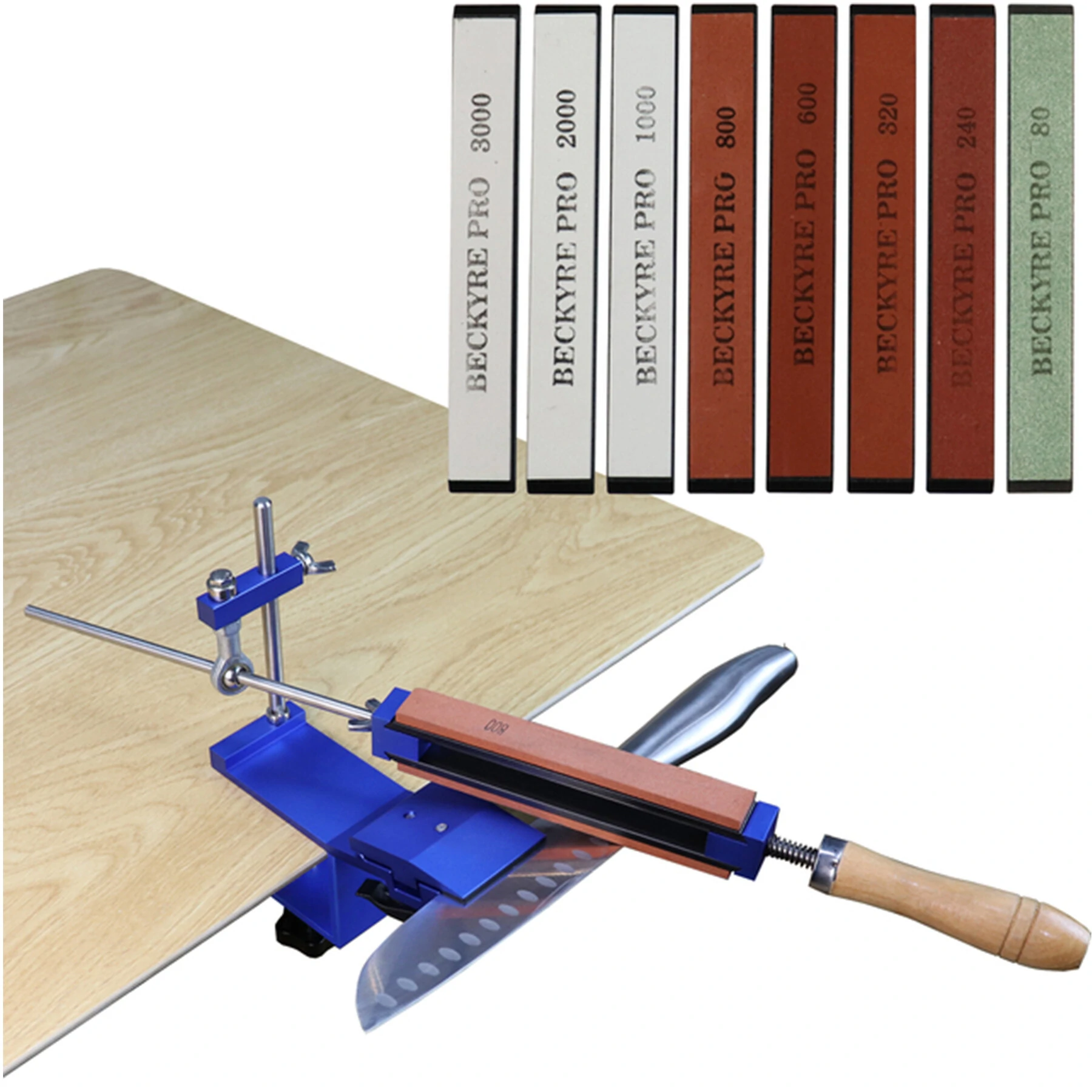 Cutter Sharpener System - Fix-angle Whetstone Grinder with Stones | Router Tool