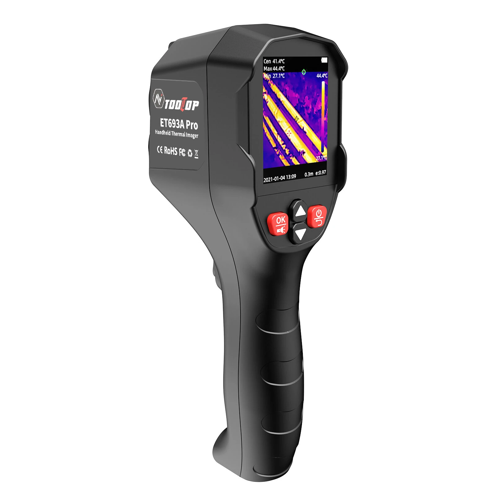 AV TOOLTOP ET693A Pro Thermal Camera | 96x96 HD -20°C to 550°C | Macro Lens & Visible Light