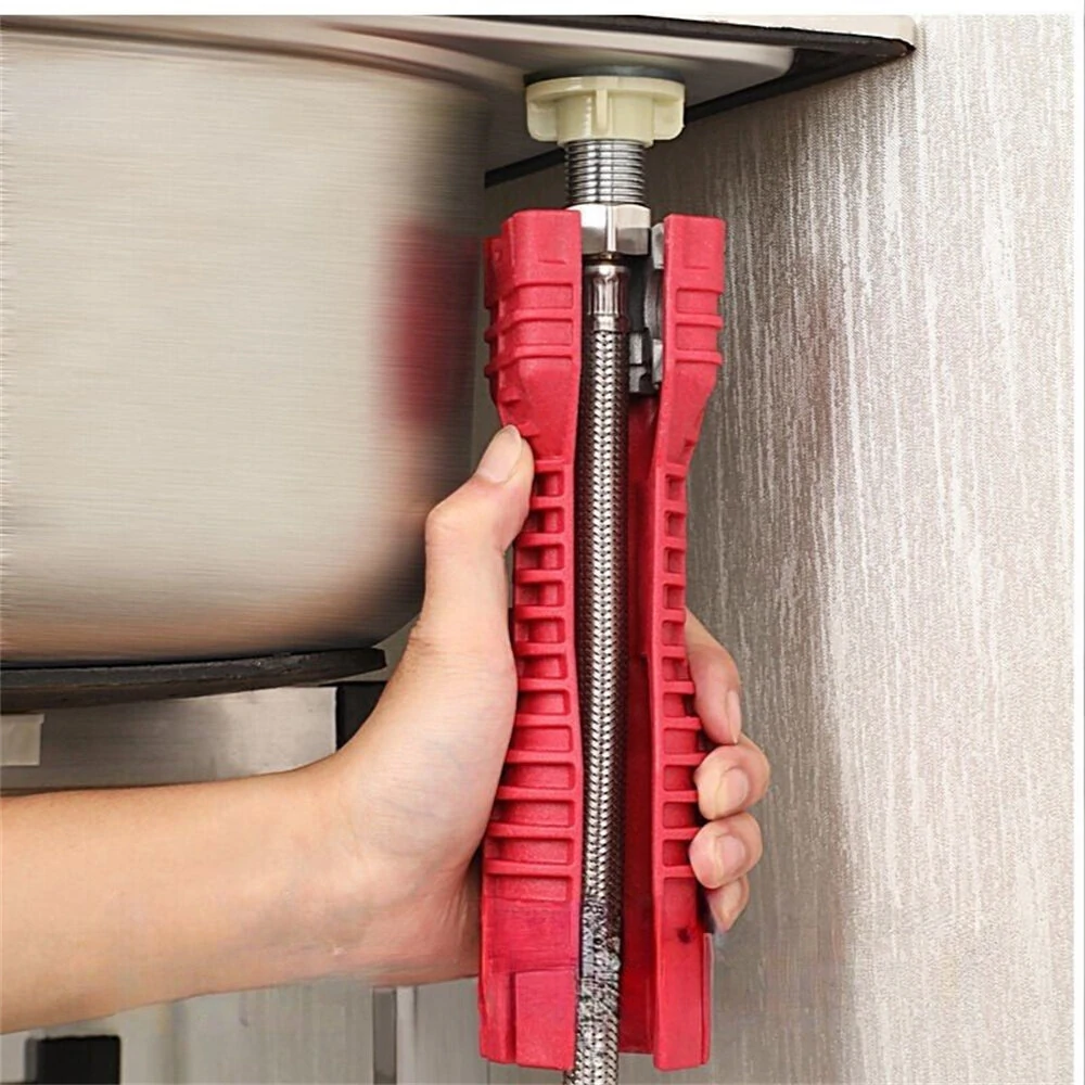 14-in-1 Sink Repair Wrench - Universal Anti-Slip Tool - Durable ABS Carbon Steel