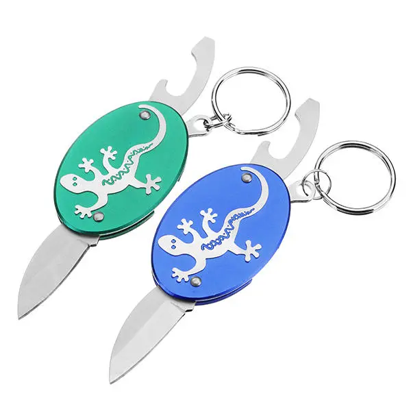 EDC Mini Folding Pocket Cutter - Keychain Tool for Outdoor Survival & Camping