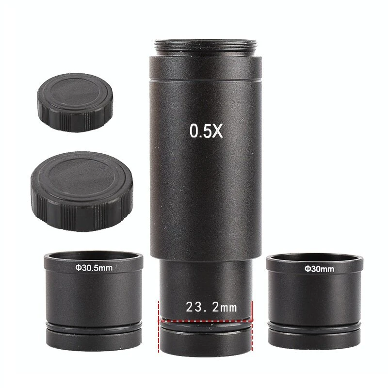 KOPPACE Microscope Electronic Eyepiece - 0.5X C-Mount Lens Adapter | 23.2mm to 30mm/30.5mm