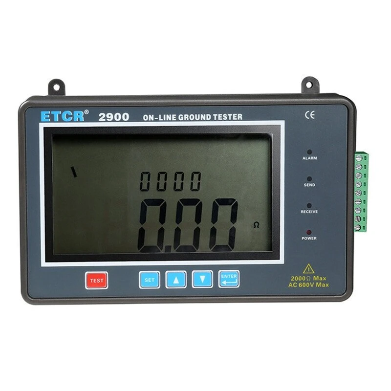 ETCR2900 Ground Resistance Meter - Online Monitoring Tester 0.01-2000Ω AC 0-600V