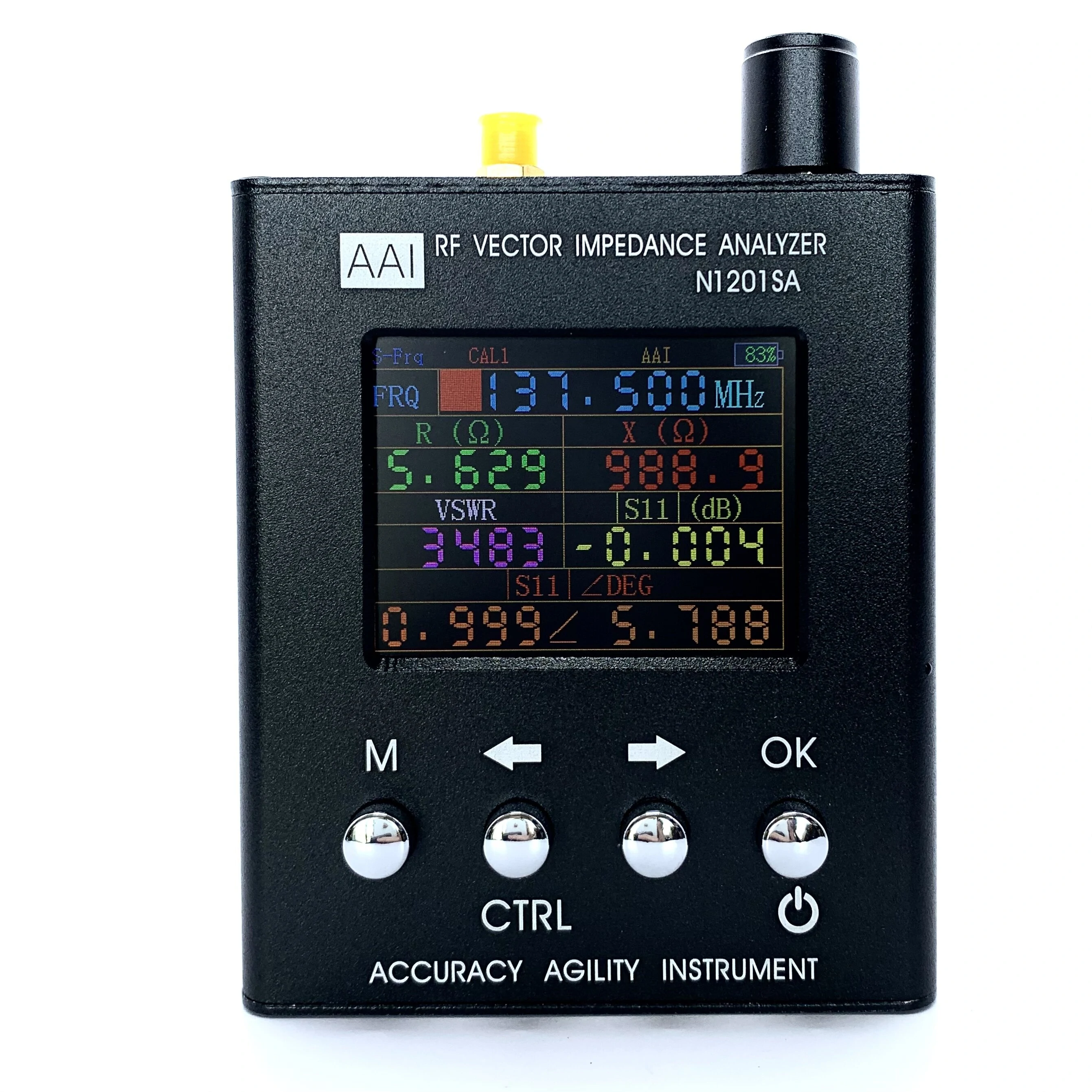 AAI N1201SA+ Antenna Analyzer | 34.375MHz-2.7GHz | SWR & Impedance Meter
