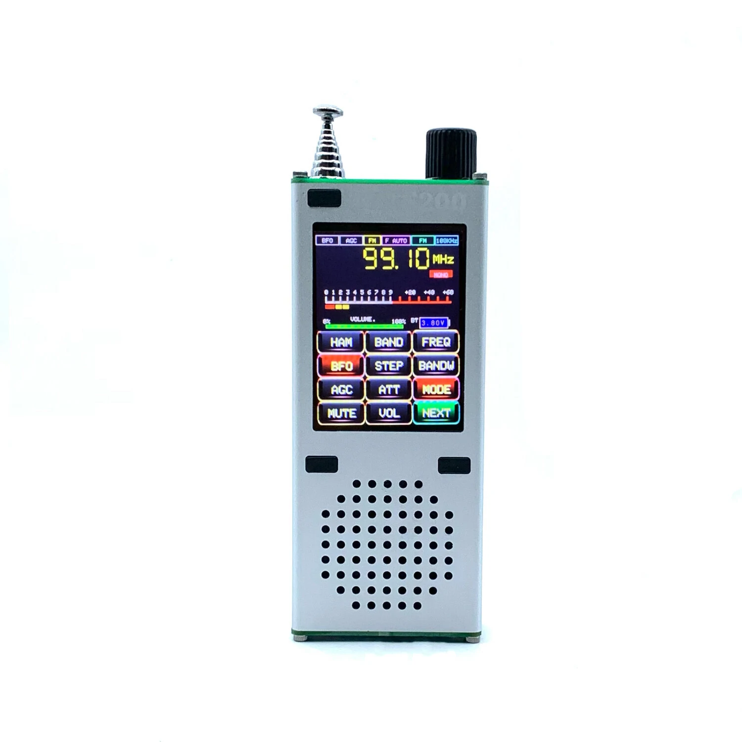 ATS200 Aviation Band Radio Receiver - FM SI4732 with ESP32 & Bluetooth - 2.4 Inch Touch Display