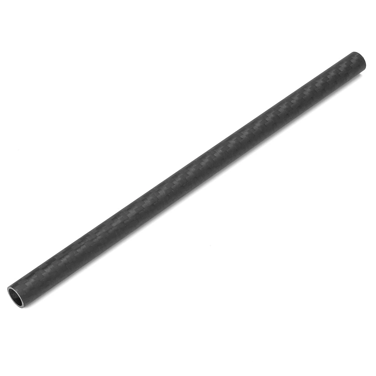 3K Matte Twill Carbon Fiber Tube - 200mm Pipe for Airplane Models