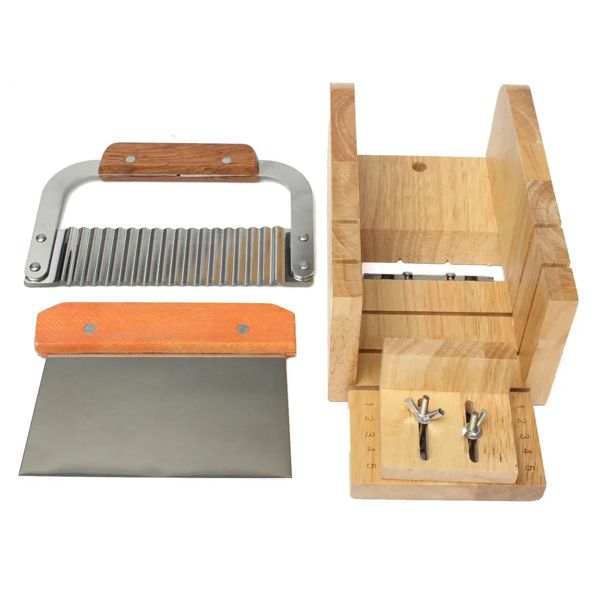 Adjustable Soap Loaf Cutter - Wood Mold & Beveler Planer for Soap Making
