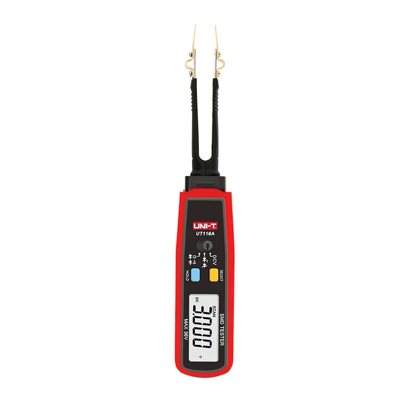 UNI-T UT116A SMD Tester - Rotatable Tweezer Multimeter | 3000 Counts