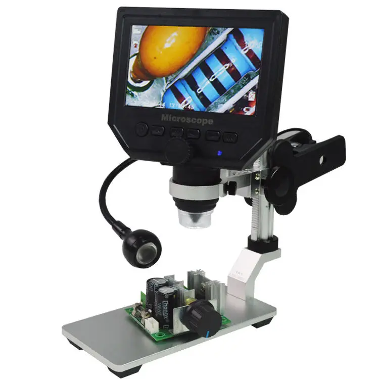 Flexible Desk Clamp Lamp for G600 Digital Microscope | Universal Arm Table Lamp