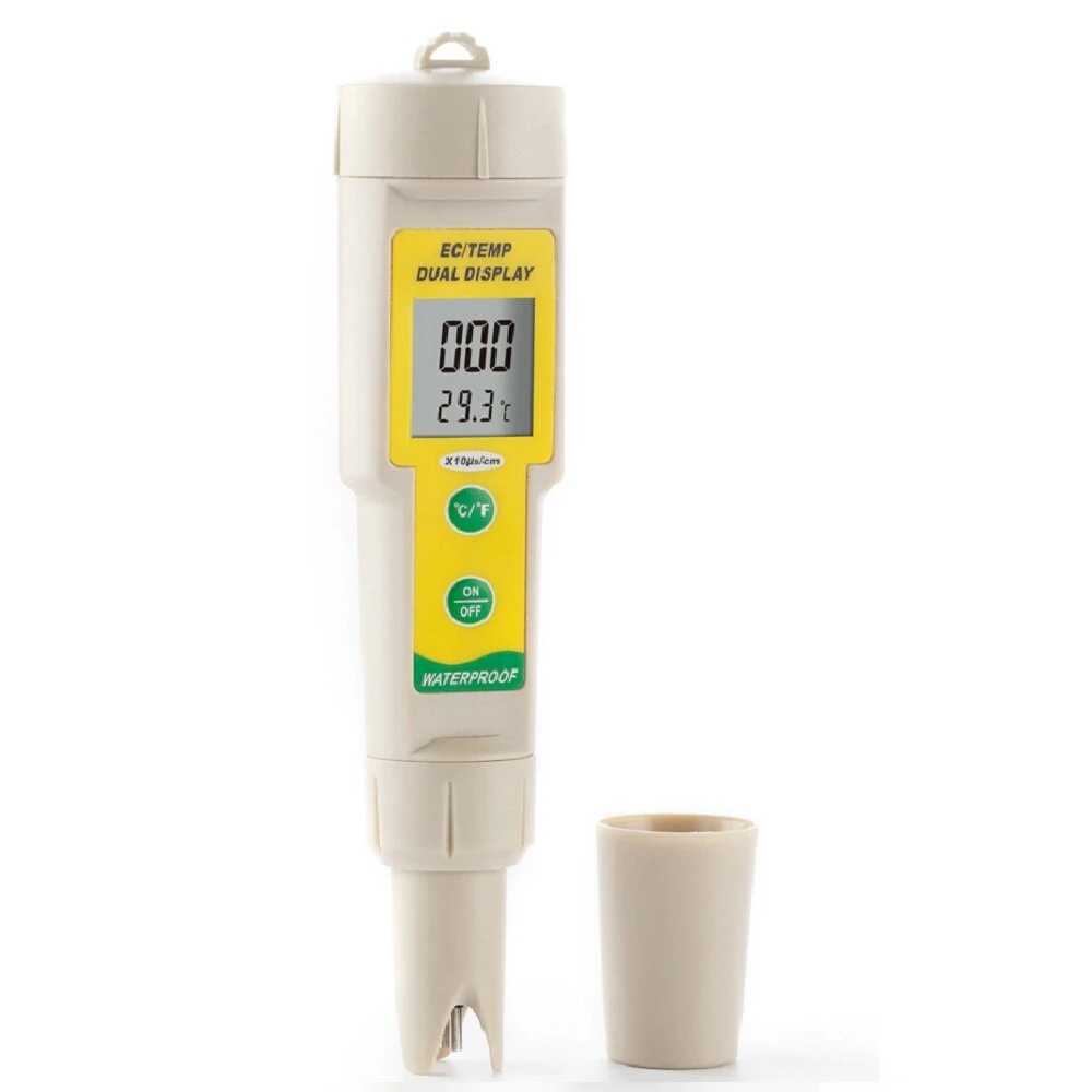 Digital EC Meter - Water Quality Tester for Conductivity Hardness Temperature