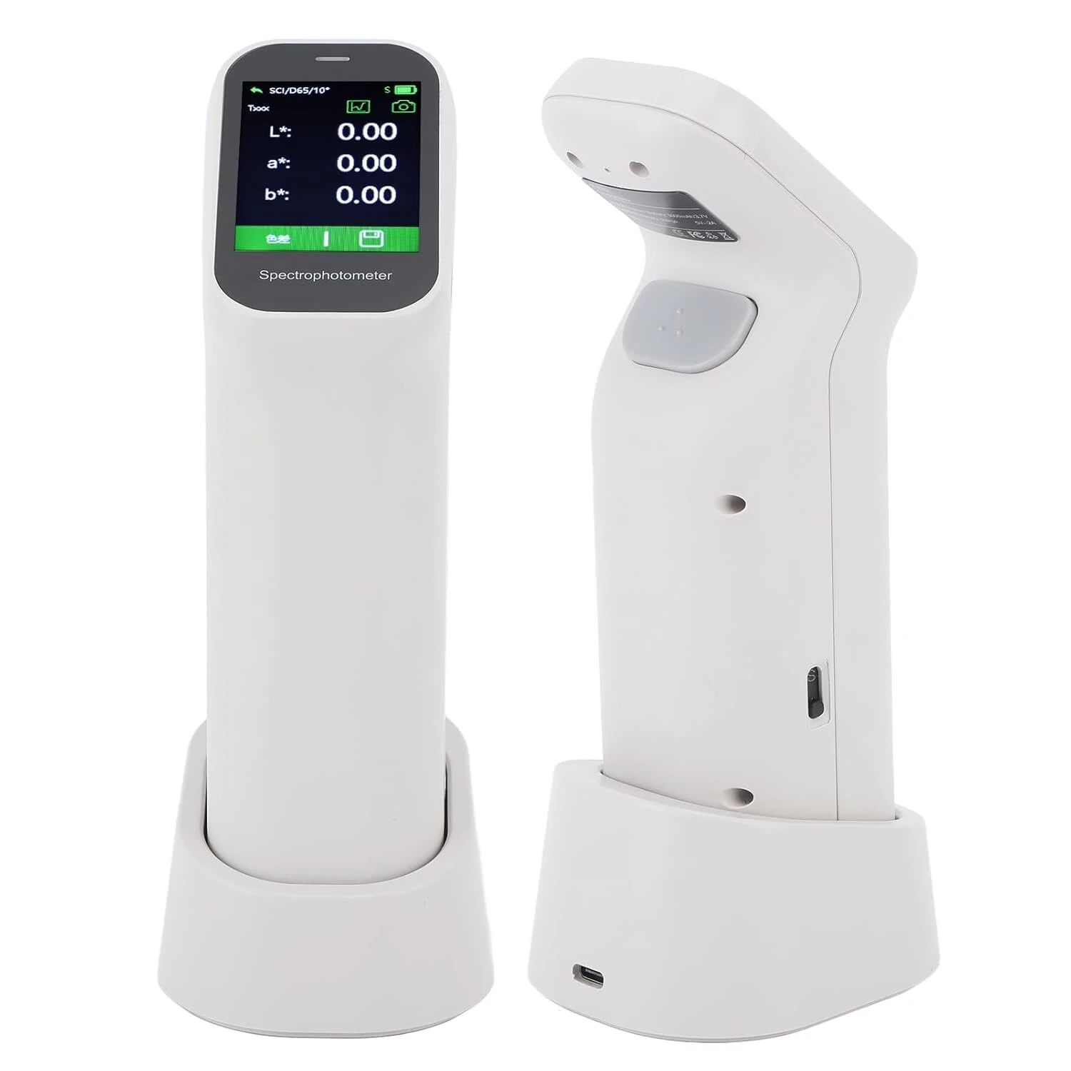 DS-210 Portable Color Analyzer | RGB Lab Reflectance Tester | 6mm/11mm D/8 SCI | Bluetooth USB