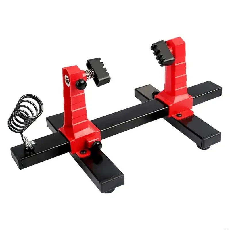 Adjustable 360° PCB Holder | Spring-Loaded Clamps & Non-Slip Feet | Soldering Tool