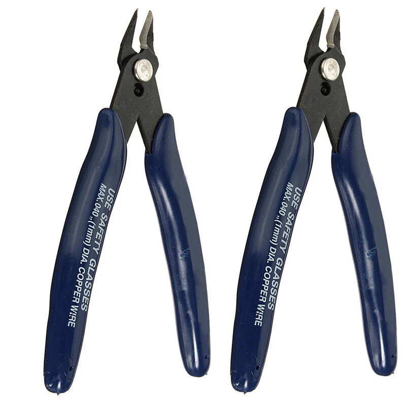 Klein Tools 2-Pack Electrical Cutting Pliers - Wire Cable Cutter & Side Snips