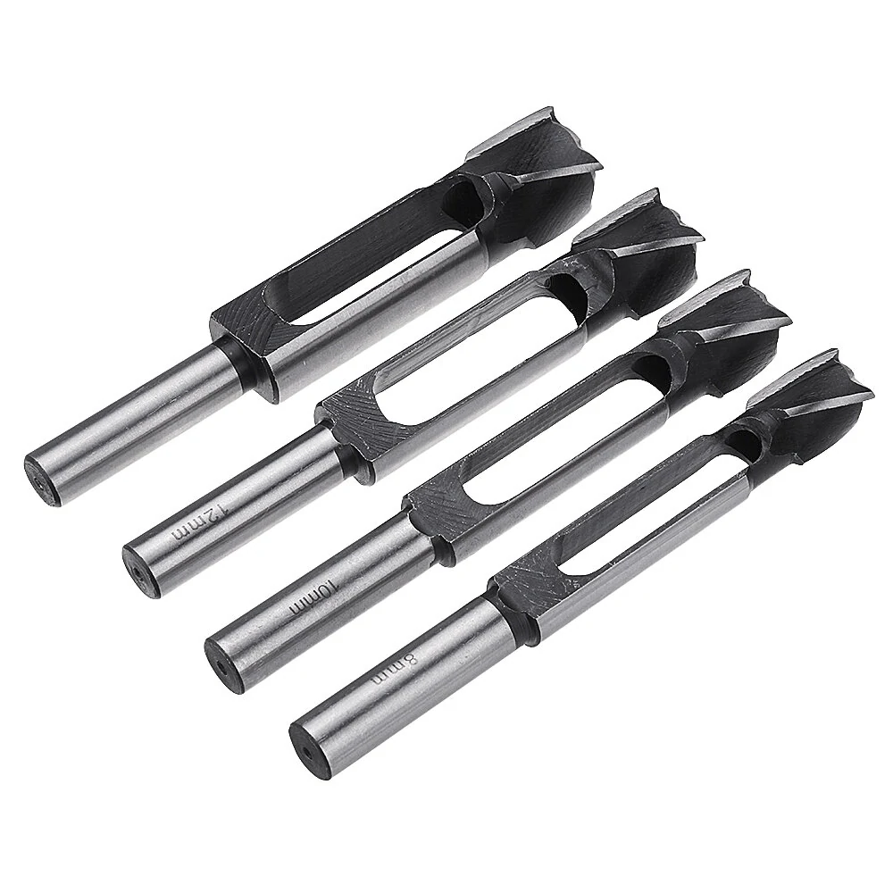 Drillpro Tenon Dowel Drill - 8/10/12/15mm Tapered Cutter | 13mm Shank