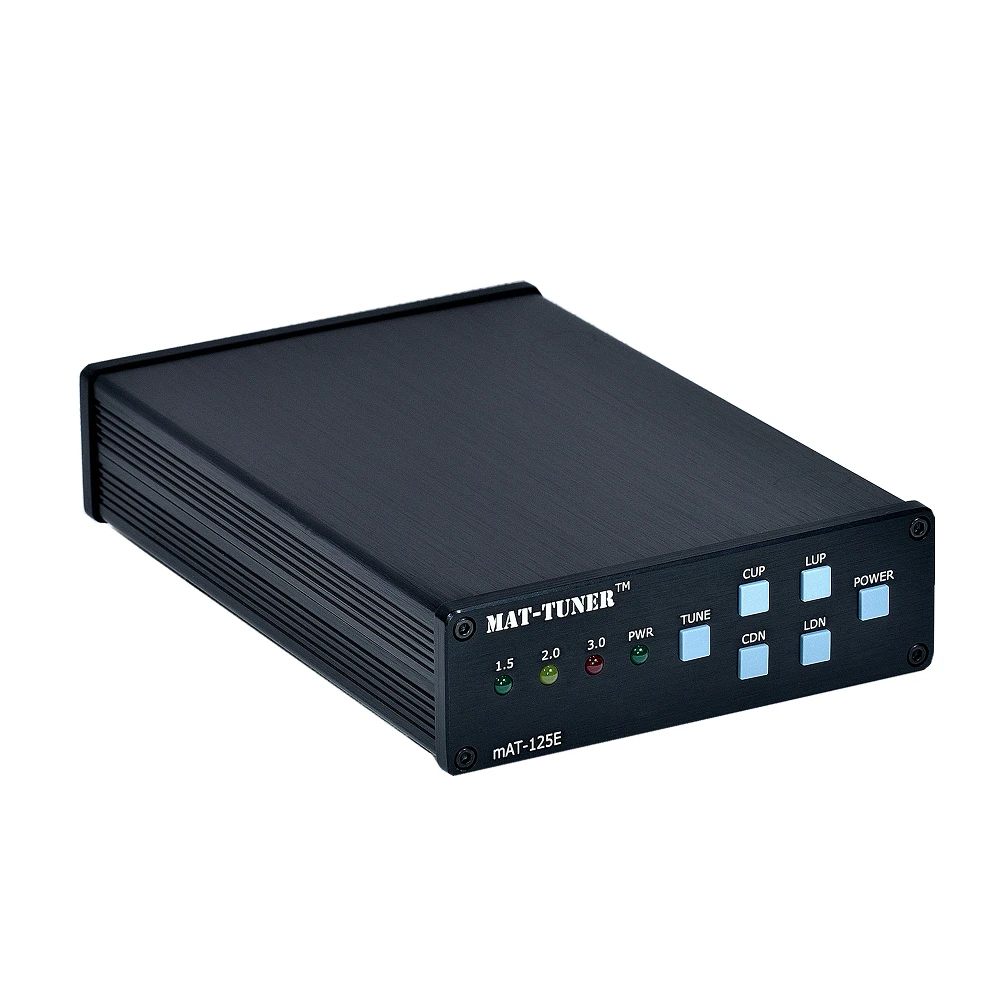 Magnetic Hold Mat-125E Automatic Antenna Tuner | 120W 1.8-54MHz HF Shortwave | Built-in 18650 Battery