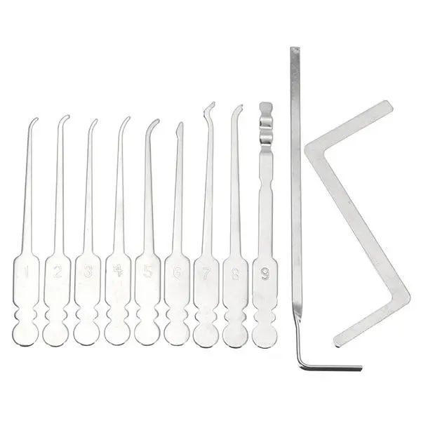 Stainless Steel Classic Mini Single Hook Locksmith Tools Model XYZ