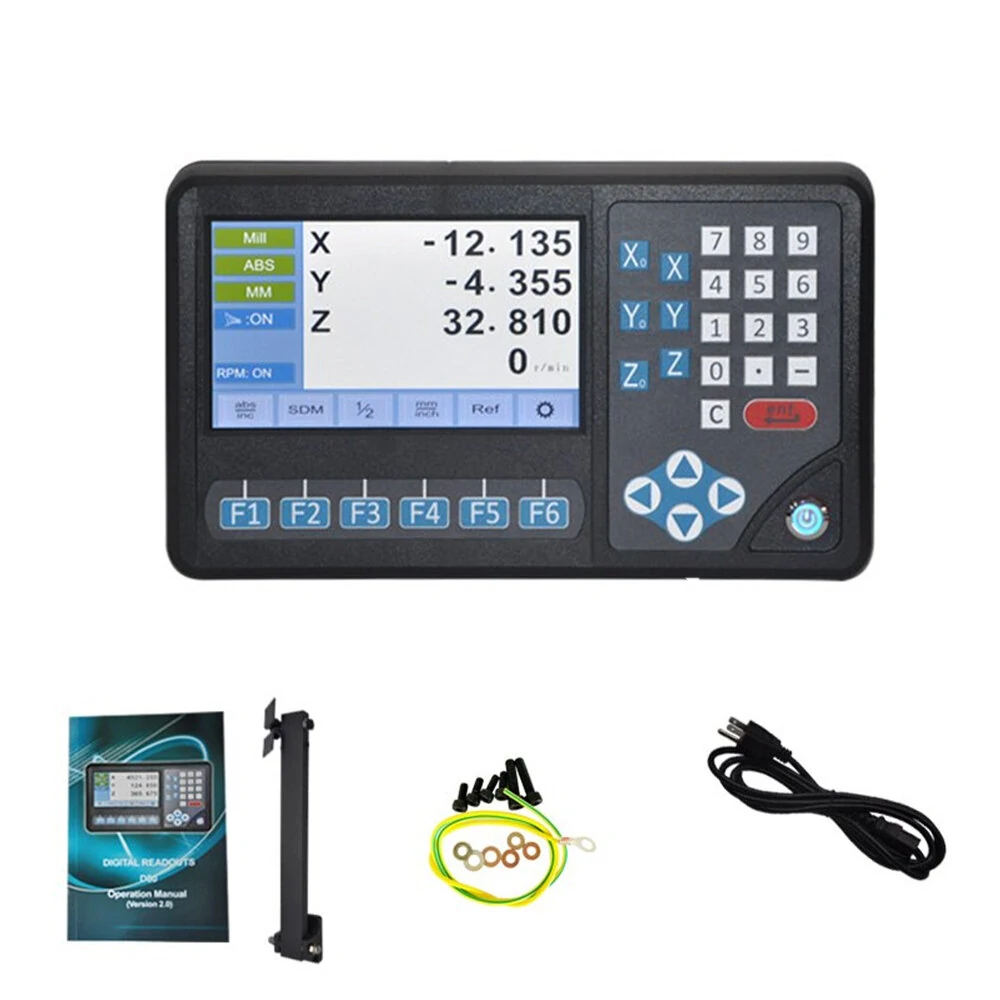 DITRON 3/4 Axis DRO Digital Readout | 0.005mm High Precision | 200-1000mm Travel