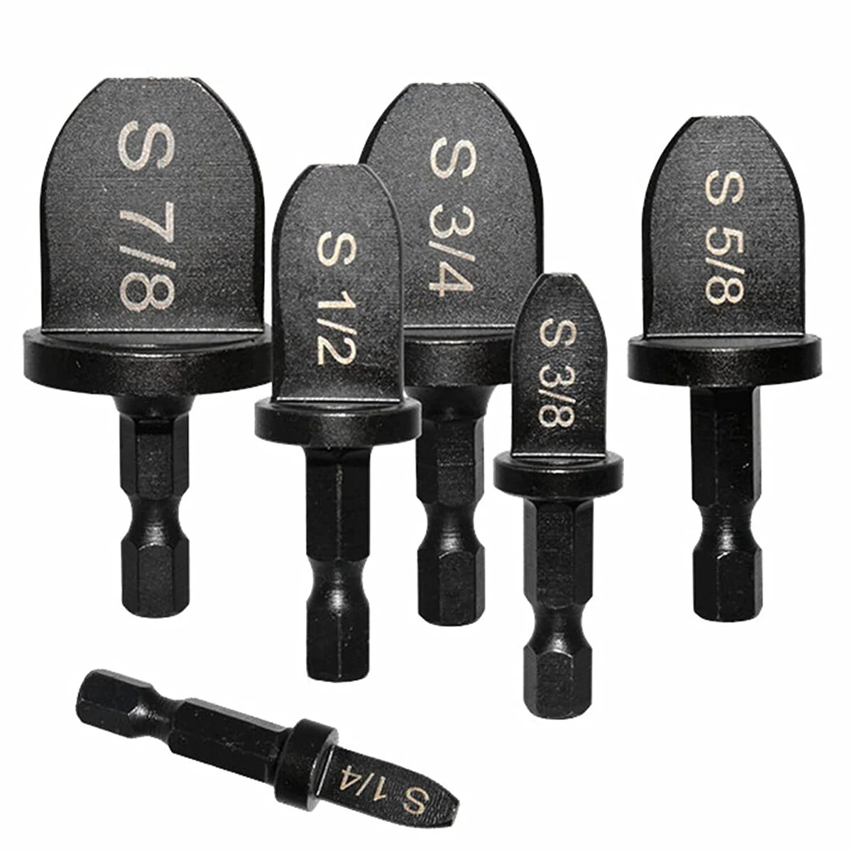 6PCS Air Conditioner Copper Tube Expander Swaging Tool Set | Manual Pipe Swage Tool with 1/4 to 7/8 Bits
