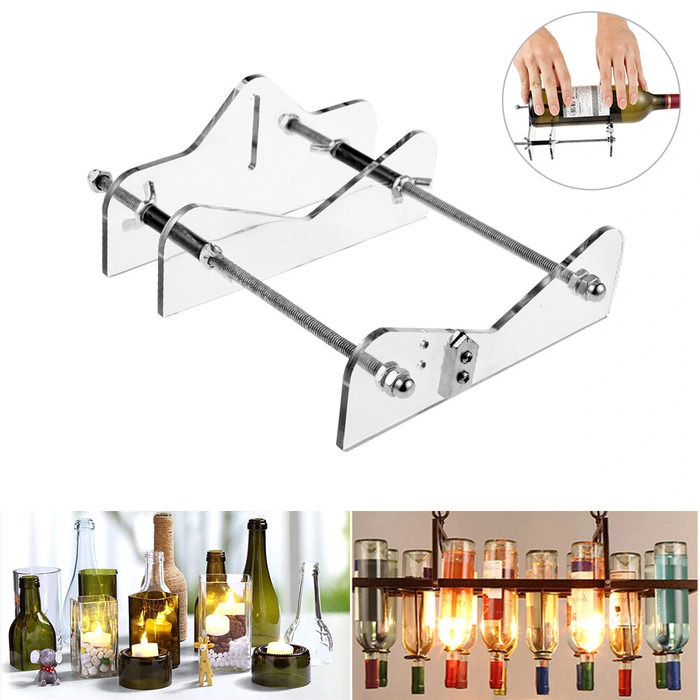 DIY Glass Bottle Cutter Tool Set - Professional & Portable for Smooth Cuts on Acrylic Bottles