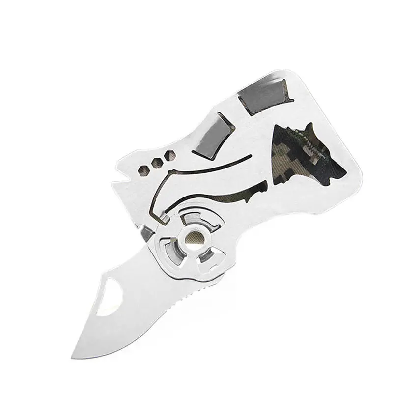 EDC Multifunctional Tool - Mini Bottle Opener & Screwdriver - Stainless Steel Folding Camping Tool