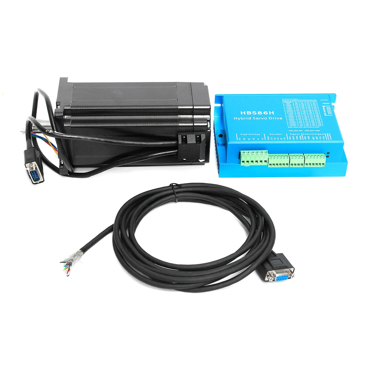 NEMA34 12N.m Closed Loop Stepper Motor & Driver Set | 6A 1000rpm with Encoder