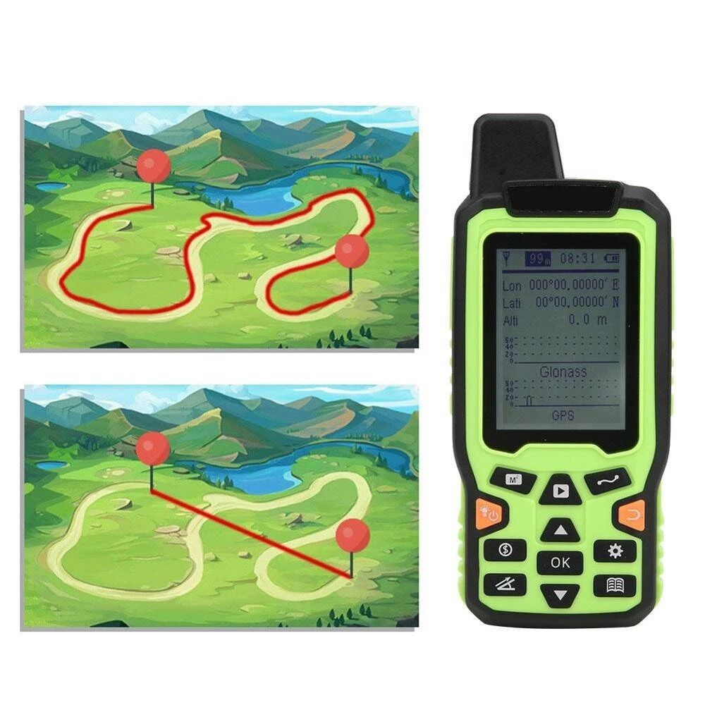 EM90 Mini Portable Laser Land Area Meter | High Precision GPS Survey Instrument