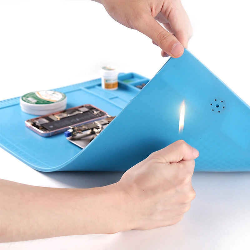 BSET S-180A1 Anti-static Soldering Mat | 550x350mm Heat Insulation Pad for Phone Repair
