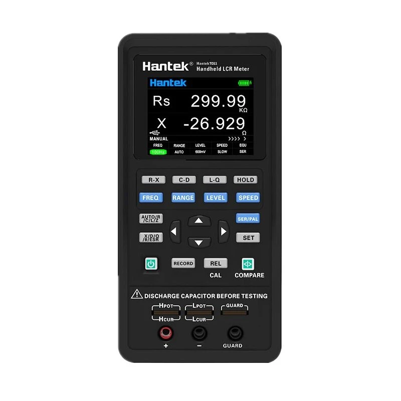 Hantek Digital LCR Meter - Handheld Portable Inductance Capacitance Resistance Tester