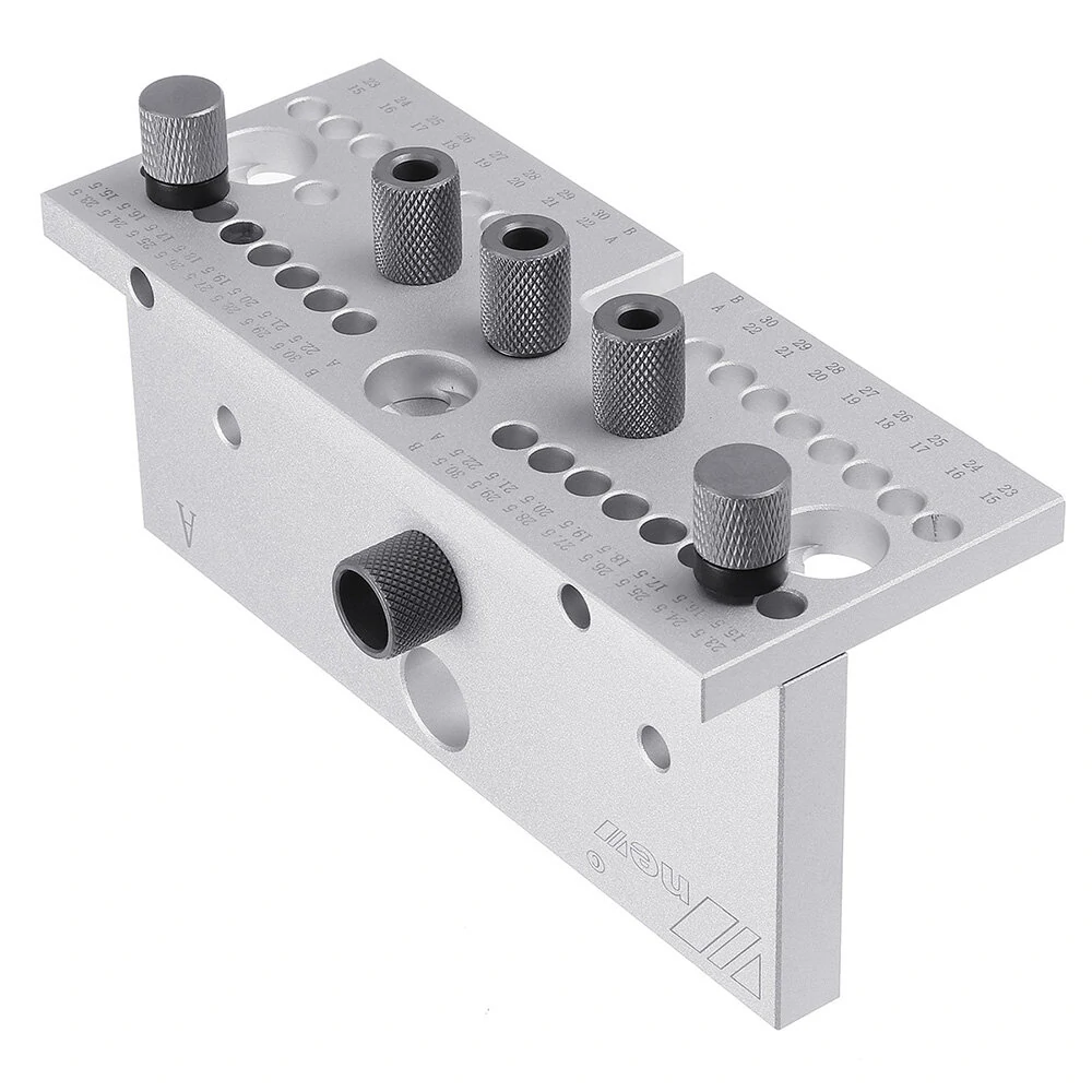 ENJOYWOOD Precision Doweling Jig - Drill Guide & Hole Puncher for Woodworking